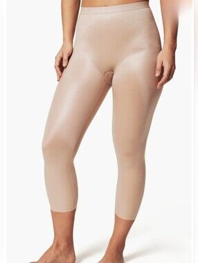SPANX Thinstincts Capri Shapewear Leggings XL Nude 3752-CV